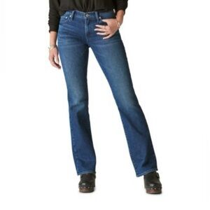 Lucky Brand Sweet MidRise Boot Cut Jeans. Size 14/32. Dark wash. 5 pocket. EUC.